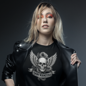 Don Mancuso Wings of Rock T Shirt - Classic Black