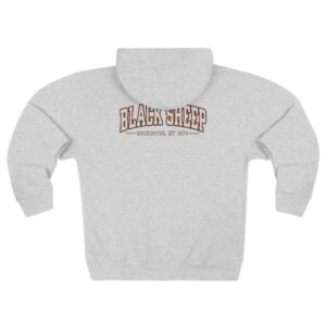 Black Sheep Rochester Athletic Zip-Up Hoodie &mdash; Retro Collegiate Zip-Up Hoodie